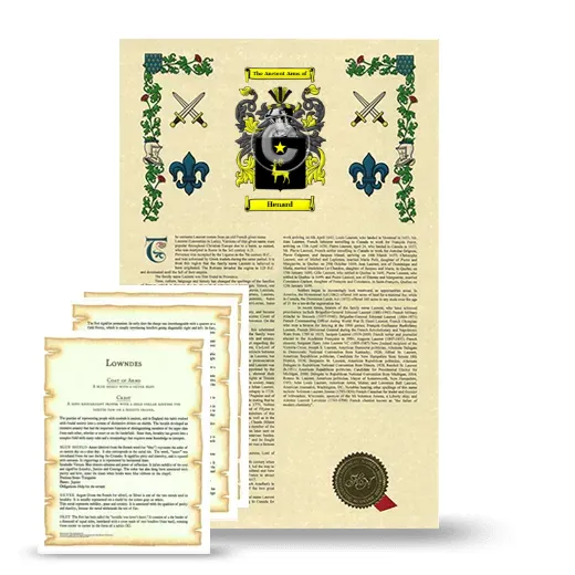 Henard Armorial History and Symbolism package