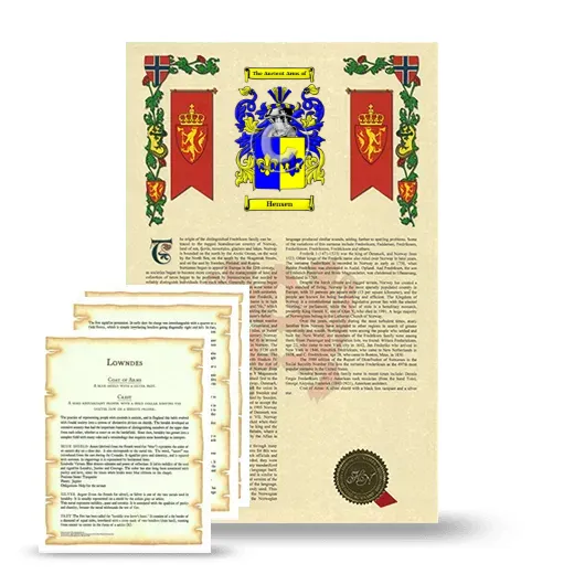 Hensen Armorial History and Symbolism package