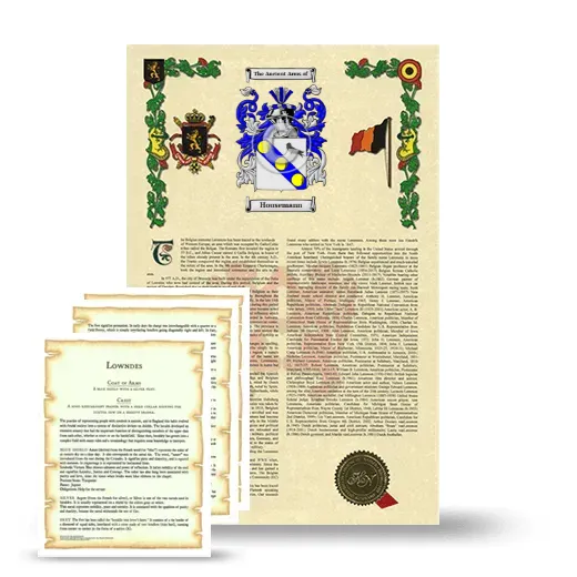 Housemann Armorial History and Symbolism package