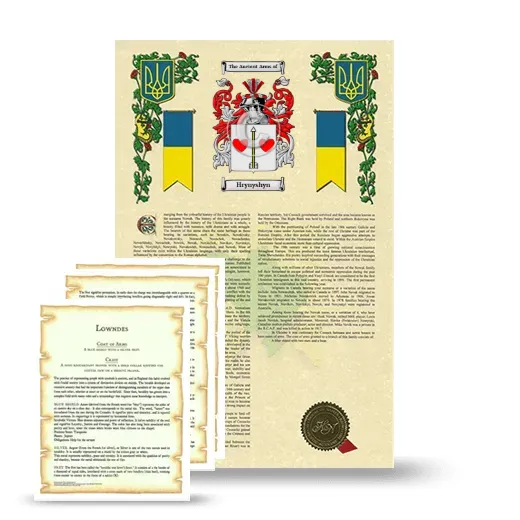 Hrynyshyn Armorial History and Symbolism package