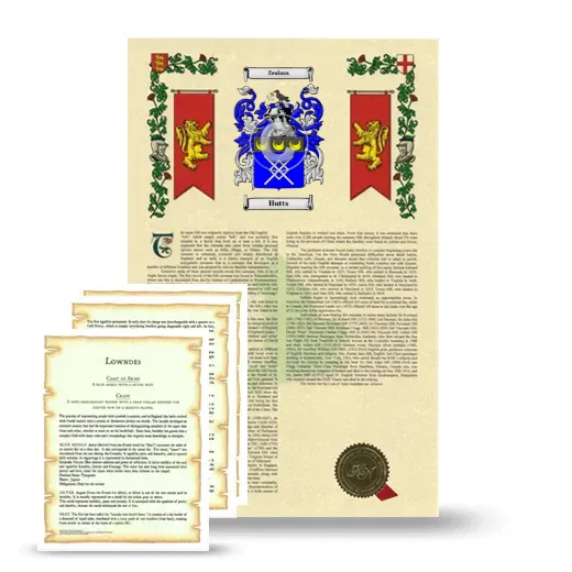 Hutts Armorial History and Symbolism package