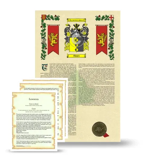 Illanes Armorial History and Symbolism package