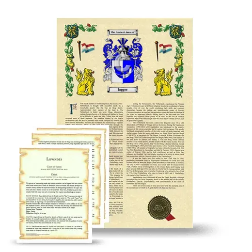 Jagger Armorial History and Symbolism package