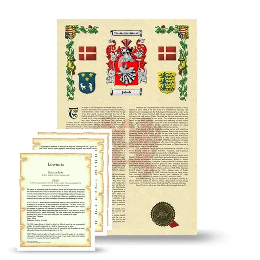 Jakob Armorial History and Symbolism package