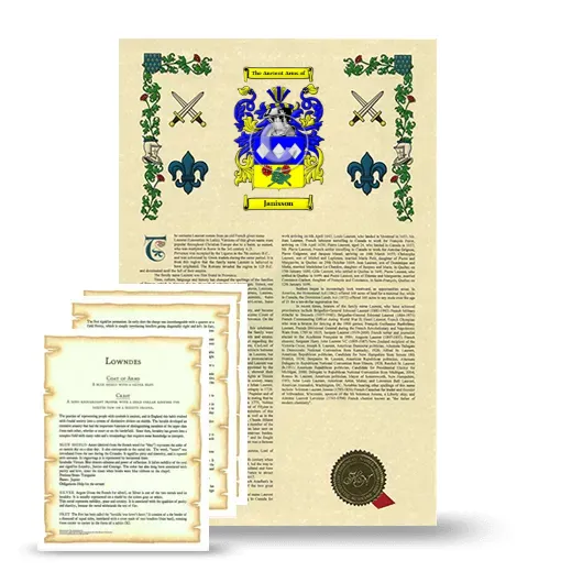 Janisson Armorial History and Symbolism package