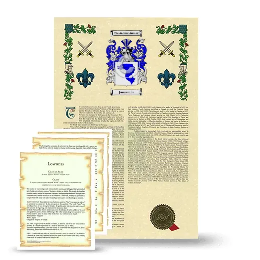 Jansemin Armorial History and Symbolism package