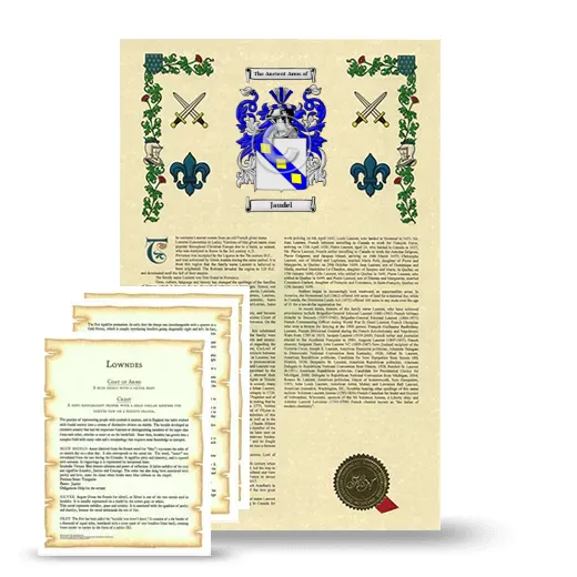 Jaudel Armorial History and Symbolism package