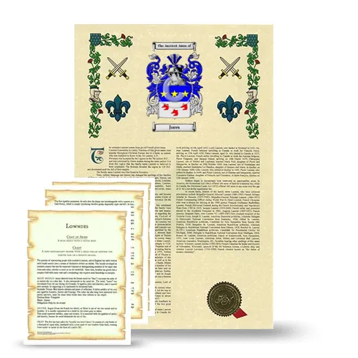 Jores Armorial History and Symbolism package