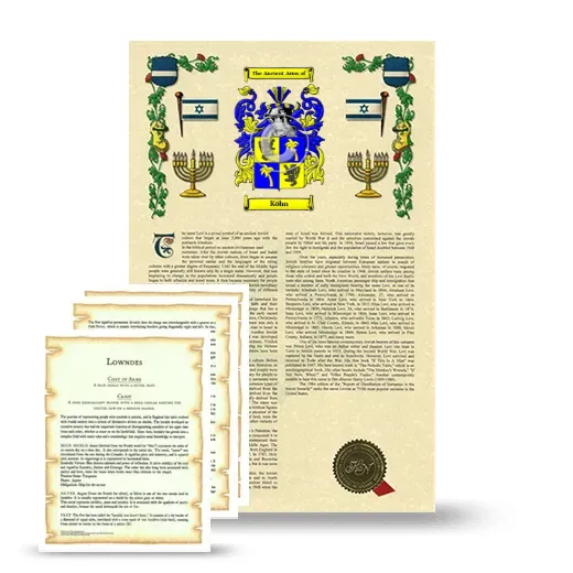 Köhn Armorial History and Symbolism package