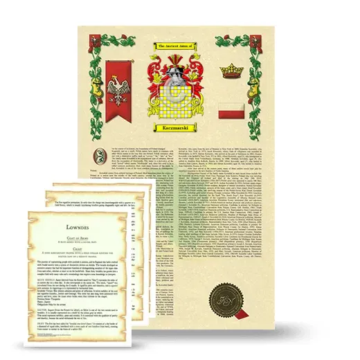 Kaczmarski Armorial History and Symbolism package