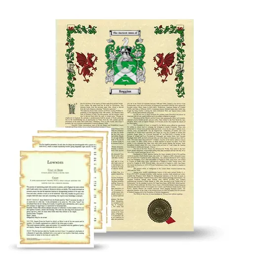 Keggins Armorial History and Symbolism package