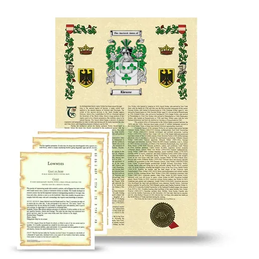 Kiesow Armorial History and Symbolism package