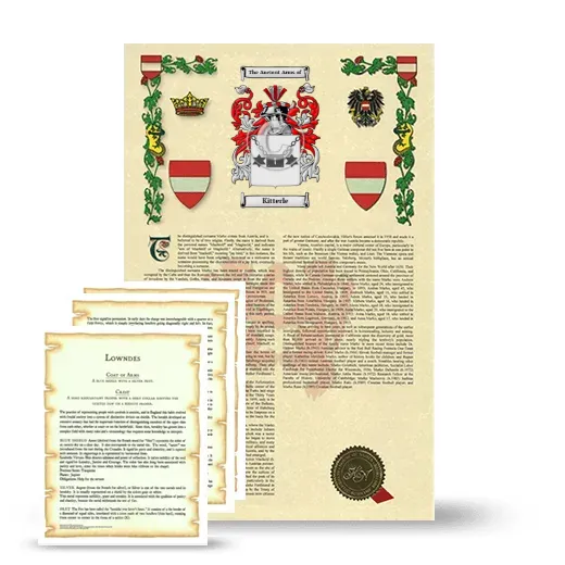 Kitterle Armorial History and Symbolism package