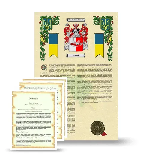 Klimak Armorial History and Symbolism package