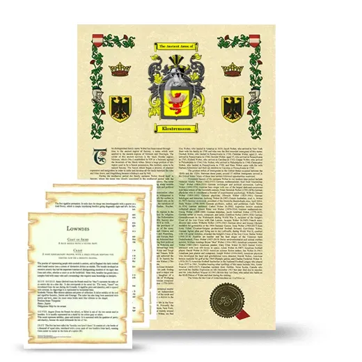 Klostermann Armorial History and Symbolism package