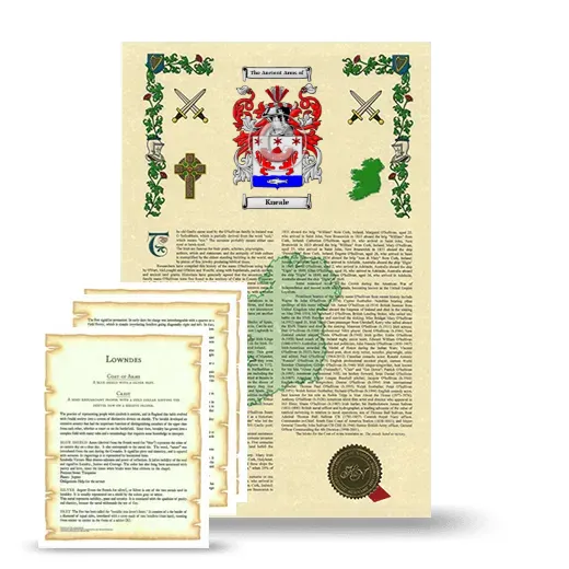 Kneale Armorial History and Symbolism package