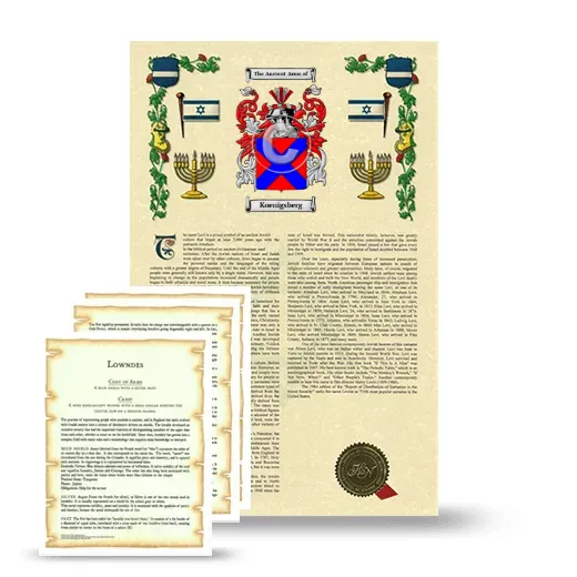 Koenigsberg Armorial History and Symbolism package