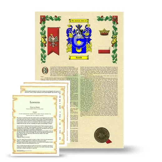 Kozák Armorial History and Symbolism package