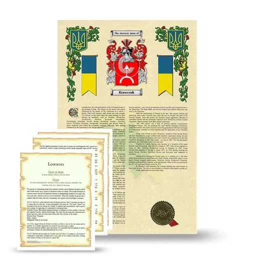 Krawczuk Armorial History and Symbolism package