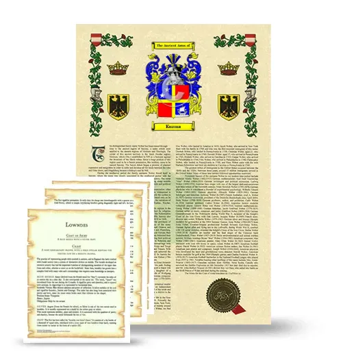 Kuzma Armorial History and Symbolism package