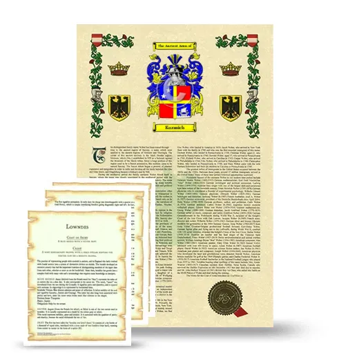 Kuzmich Armorial History and Symbolism package