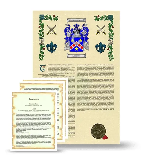 L'ecuyer Armorial History and Symbolism package