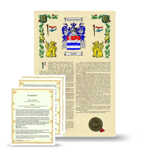 Laack Armorial History and Symbolism package