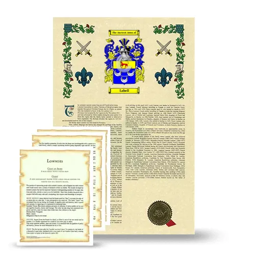 Labell Armorial History and Symbolism package
