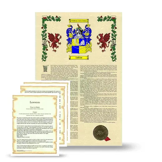 Lakine Armorial History and Symbolism package
