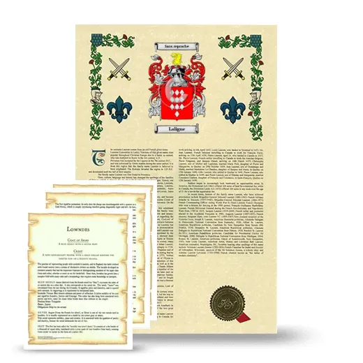 Laligne Armorial History and Symbolism package