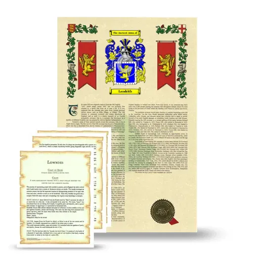 Landrith Armorial History and Symbolism package