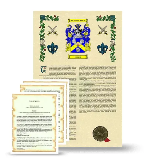 Langle Armorial History and Symbolism package