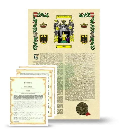 Laus Armorial History and Symbolism package