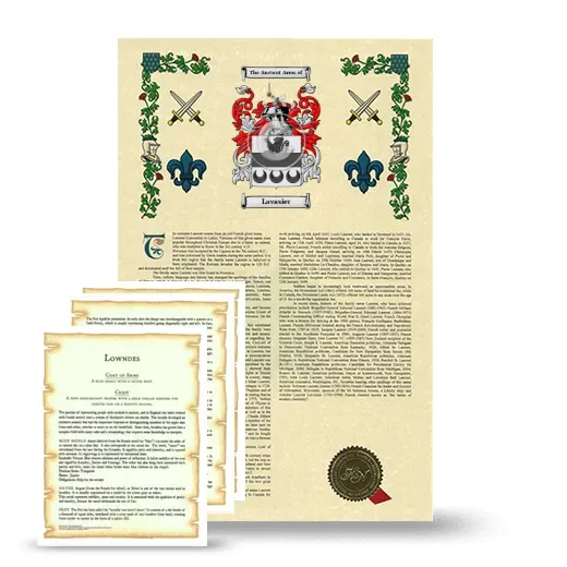 Lavasier Armorial History and Symbolism package