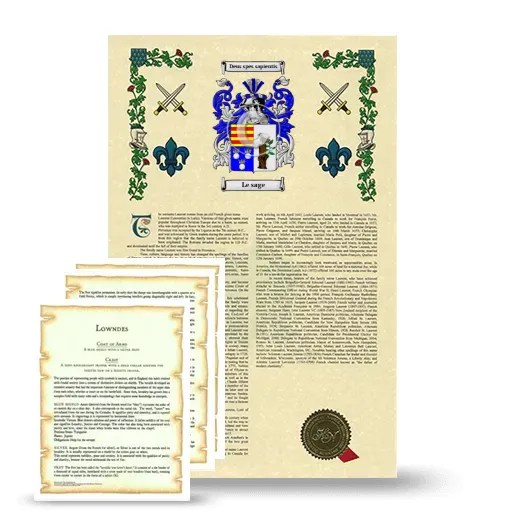 Le sage Armorial History and Symbolism package