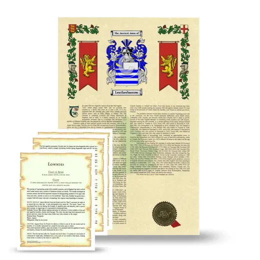 Leatherbarrow Armorial History and Symbolism package