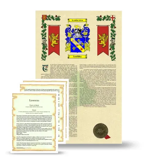 Leathley Armorial History and Symbolism package