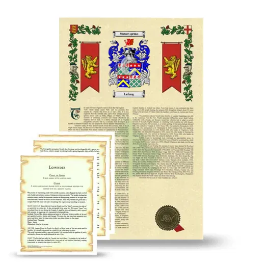 Lefroy Armorial History and Symbolism package