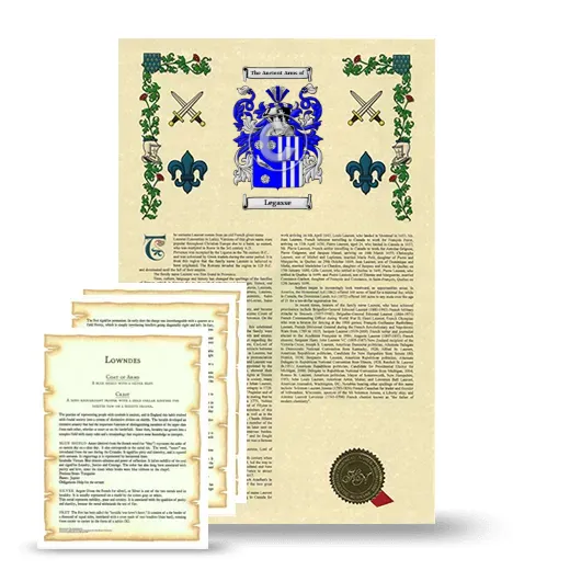 Legasse Armorial History and Symbolism package