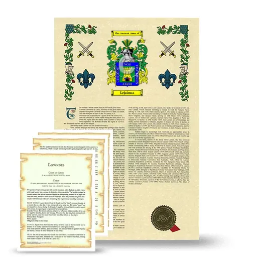 Lejairma Armorial History and Symbolism package