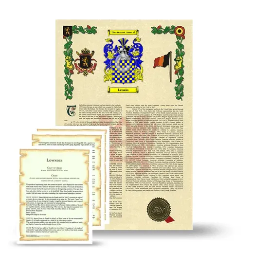Lenain Armorial History and Symbolism package