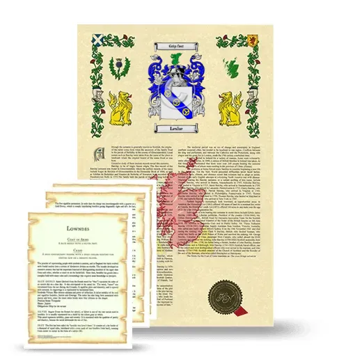 Leshe Armorial History and Symbolism package