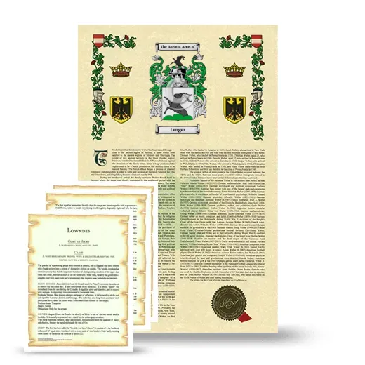 Leuger Armorial History and Symbolism package