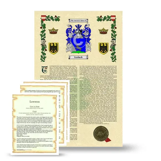 Limback Armorial History and Symbolism package