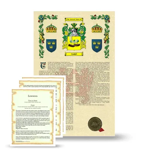Lindel Armorial History and Symbolism package