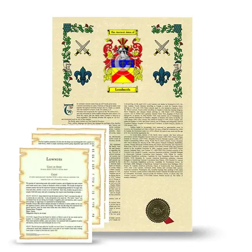 Lombards Armorial History and Symbolism package