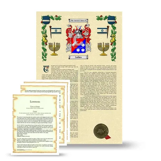 Lothes Armorial History and Symbolism package
