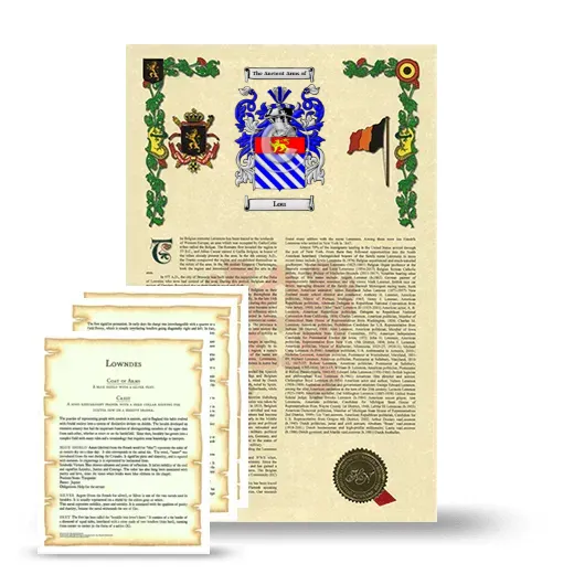 Lou Armorial History and Symbolism package