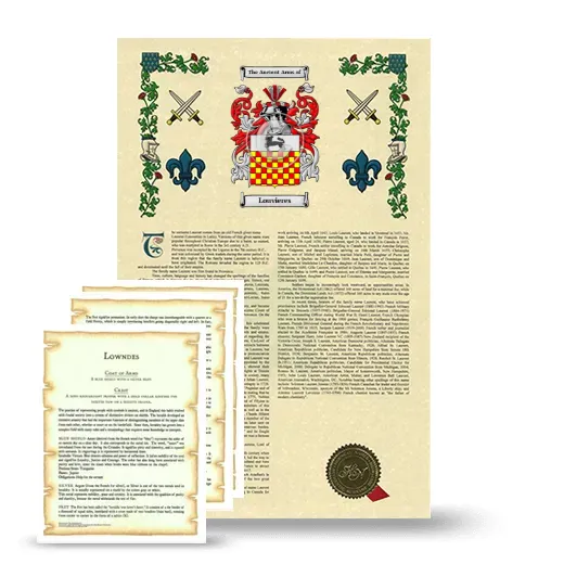 Louvieres Armorial History and Symbolism package
