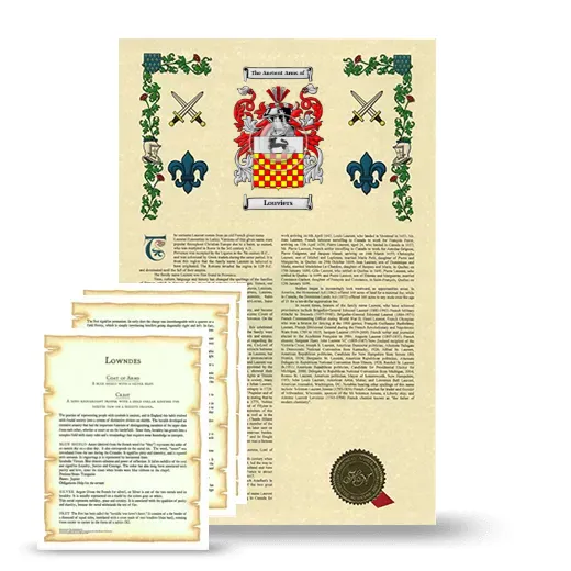 Louviers Armorial History and Symbolism package